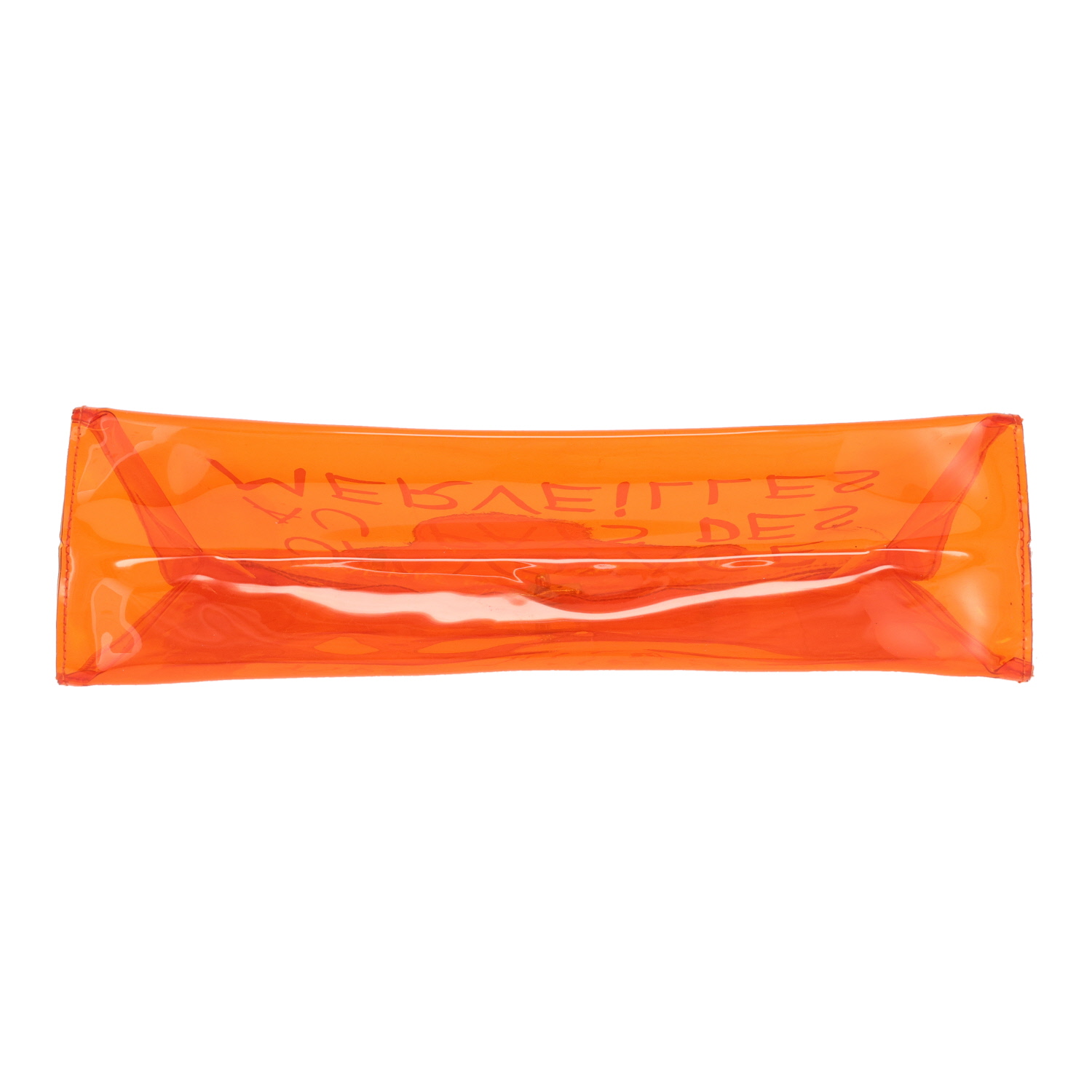 Bolso Hermès Kelly Plastic de vinilo naranja - Detail D1