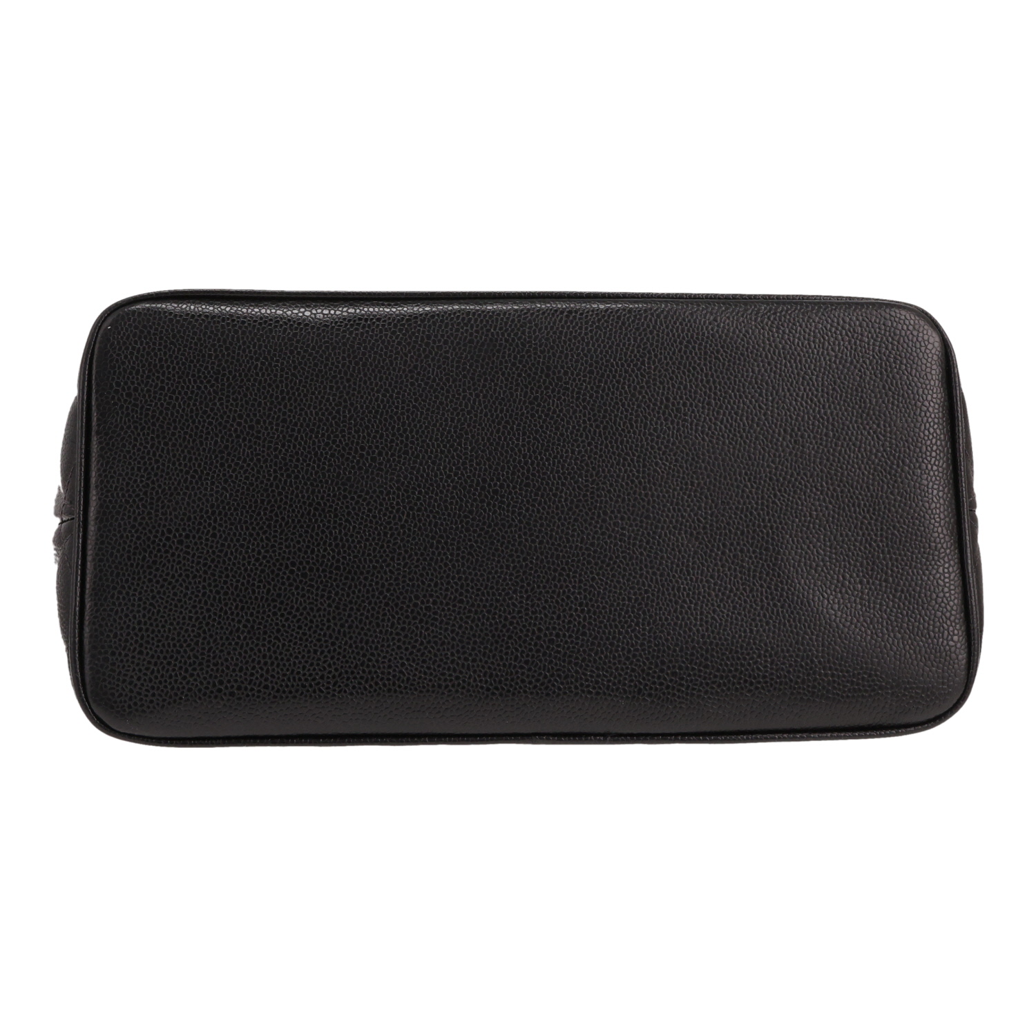 Chanel handbag  Noir quilted grained leather medallion - Detail D1