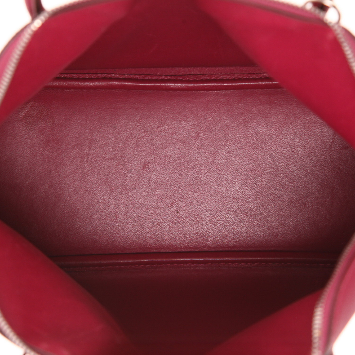 Hermès Bolide 30 cm handbag in Tosca pink Epsom leather - Detail D3