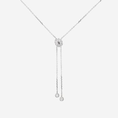 Collier Chaumet Liens Séduction en or blanc et diamants