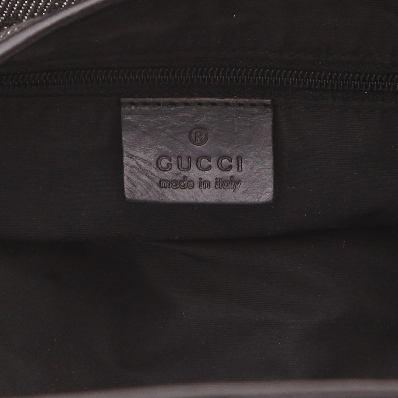 Borsa Gucci Jackie in tela Supreme GG nera e pelle nera - Detail D2