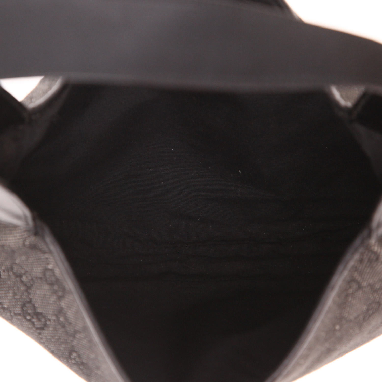 Bolso Gucci «Jackie» de lona Supreme GG negra y piel negra - Detail D3