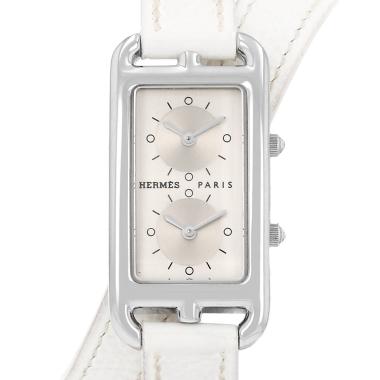 Orologio Hermès Cape Cod Nantucket in acciaio, cod. rif.: Hermès - CC3.210, intorno al 2000