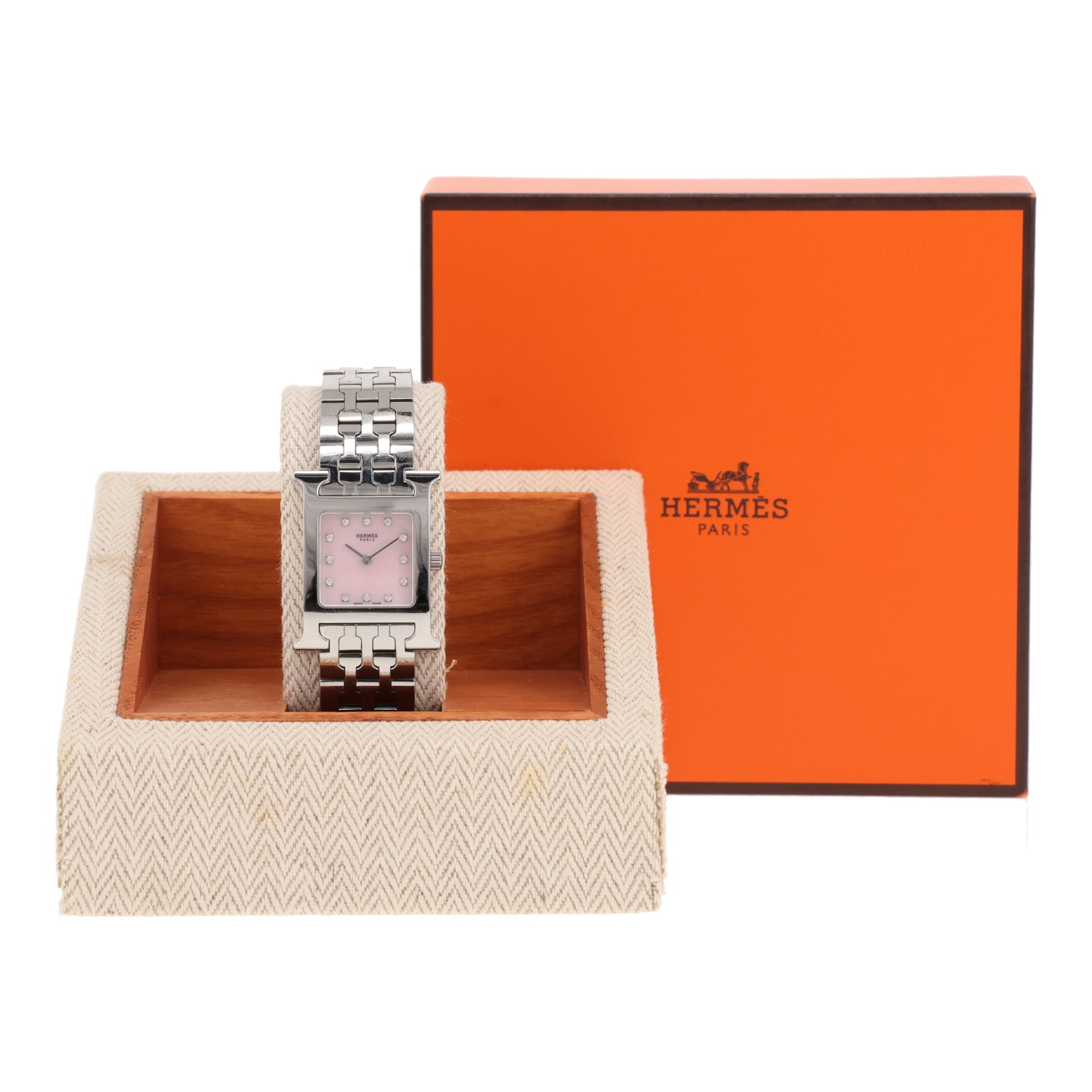 Montre Hermès Heure H en acier Ref: Hermes - HH1.210  Vers 2000