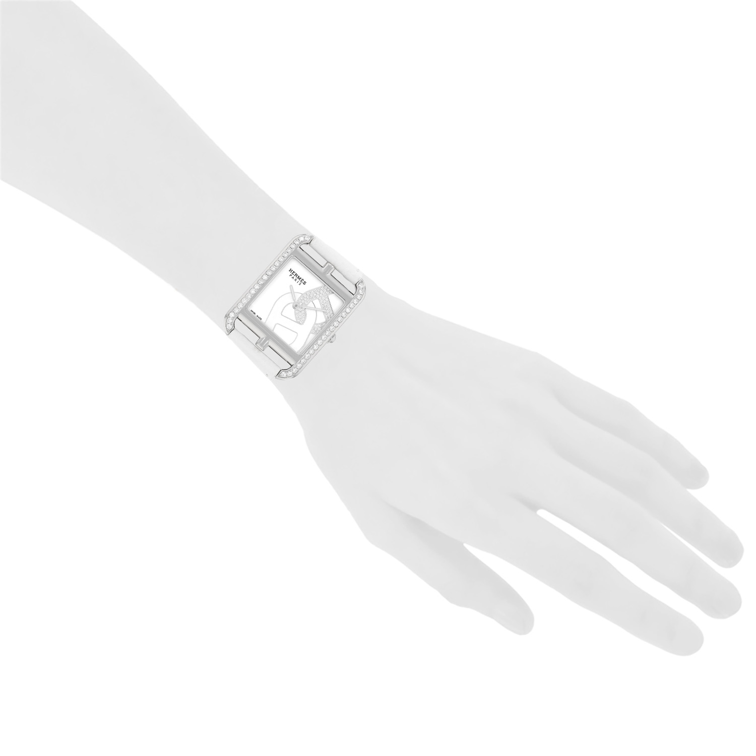 Orologio Hermès Cape Cod modello grande in acciaio, rif.: Hermès - CC3.730, intorno al 2021 - Detail D1