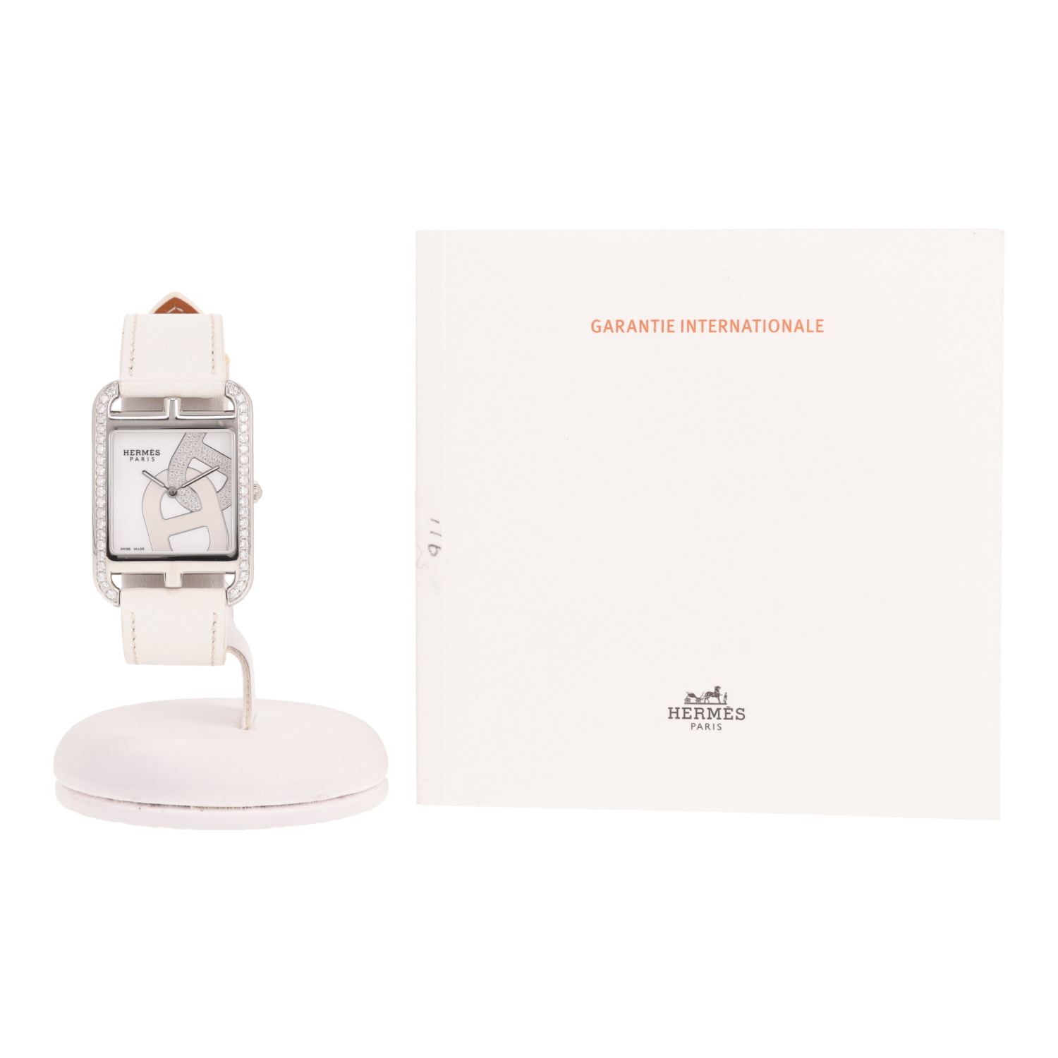 Montre Hermès Cape Cod grand modèle  en acier Ref: Hermès - CC3.730  Vers 2021