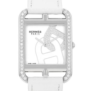 Montre Hermès Cape Cod grand modèle  en acier Ref: Hermès - CC3.730  Vers 2021