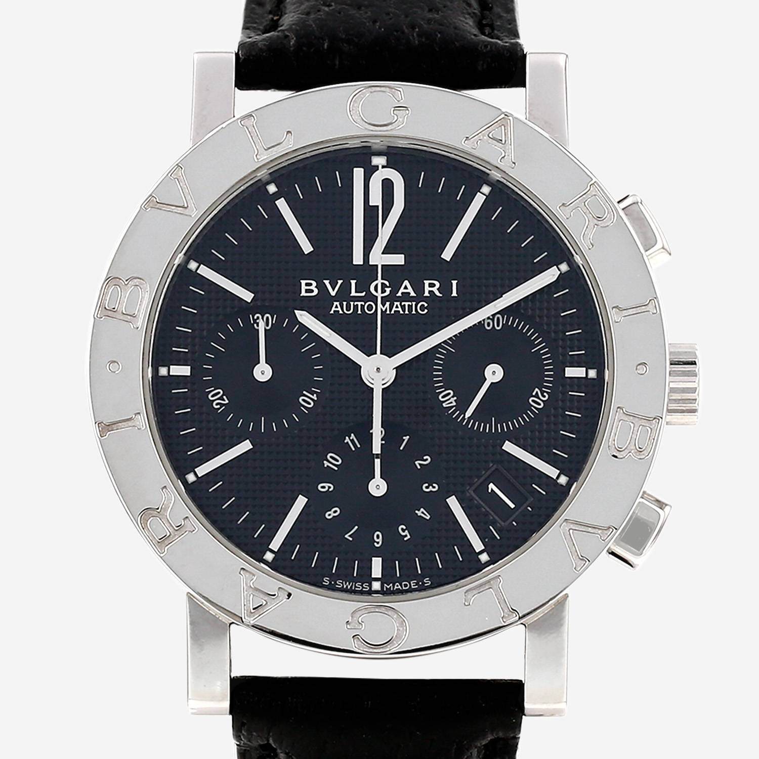 Bvlgari steel watch, Ref: BB 38 SL, circa 2016