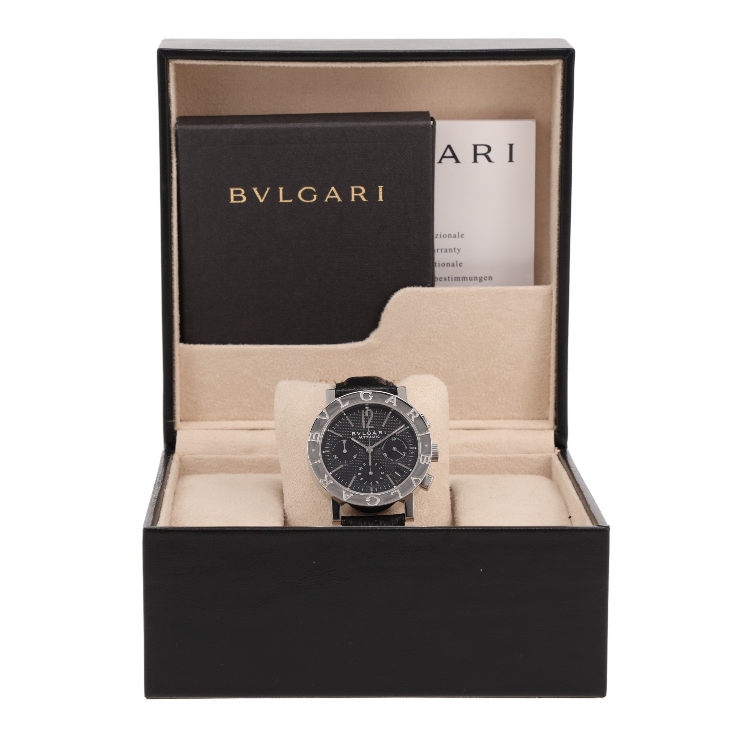 Bvlgari steel watch, Ref: BB 38 SL, circa 2016