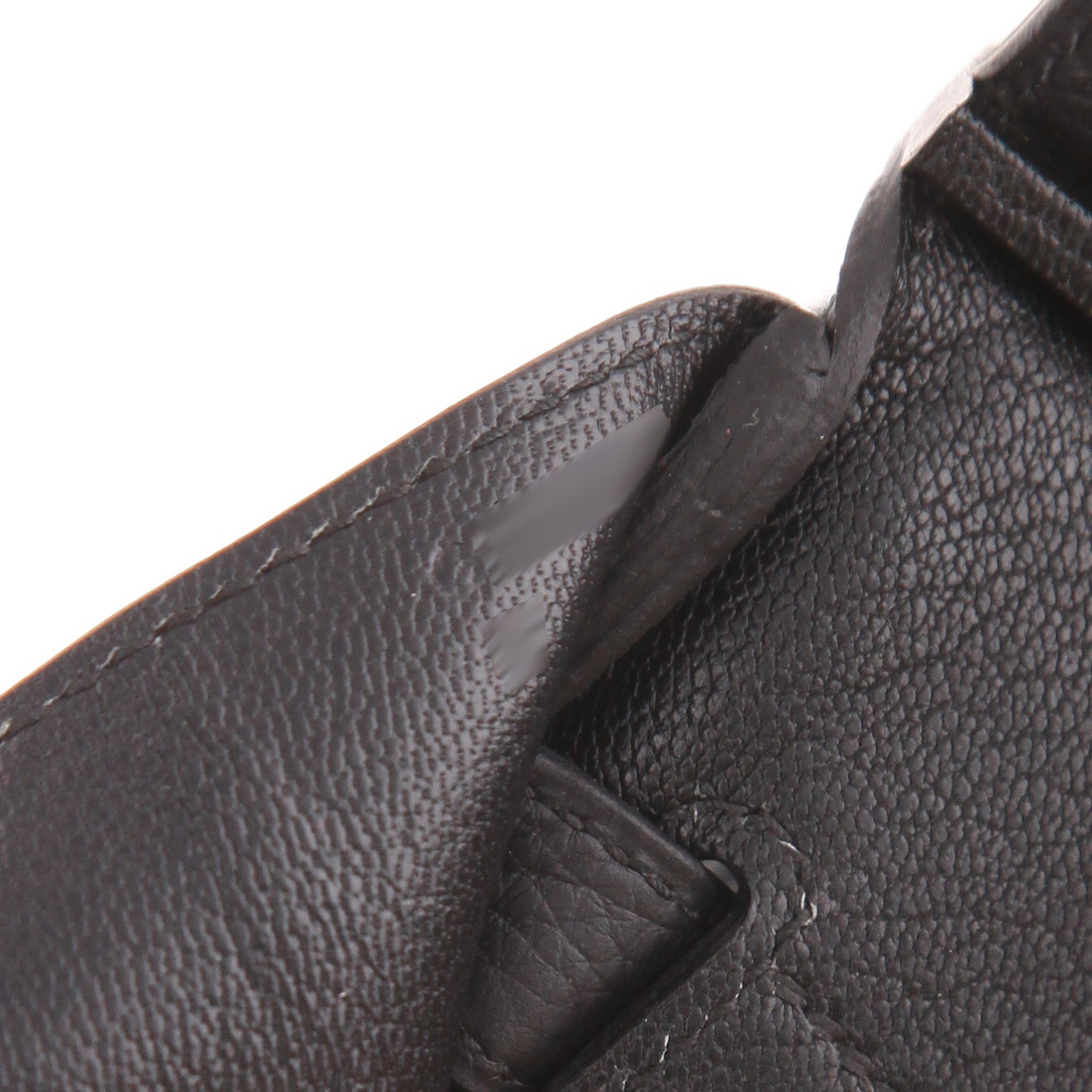 Bolso Hermès Birkin de 30 cm en piel Togo negra - Detail D4