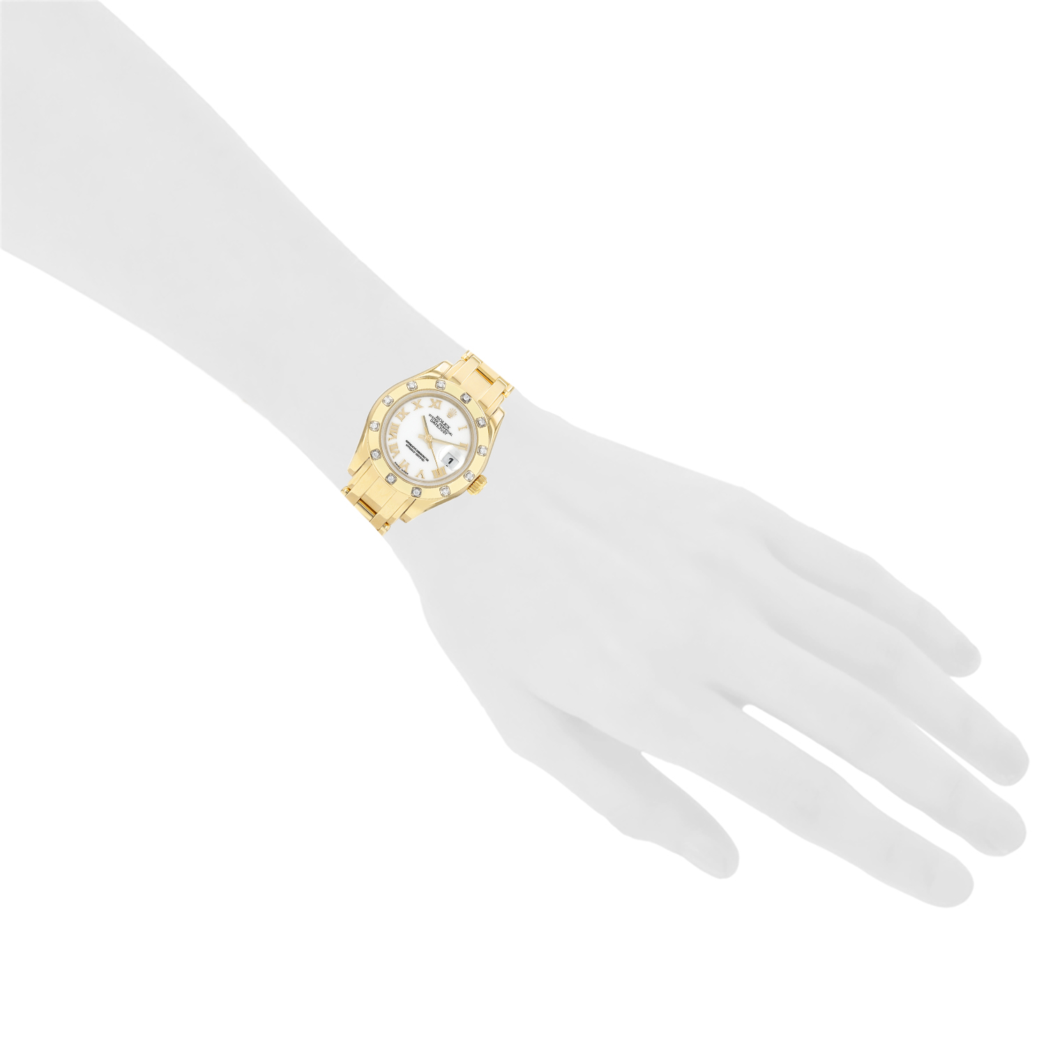 Orologio Rolex Lady Datejust Pearlmaster in oro giallo, rif.: Rolex - 80318, intorno al 2007 - Detail D1