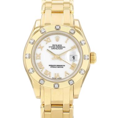 Rolex Lady Datejust Pearlmaster watch in yellow gold, Ref: Rolex - 80318, circa 2007
