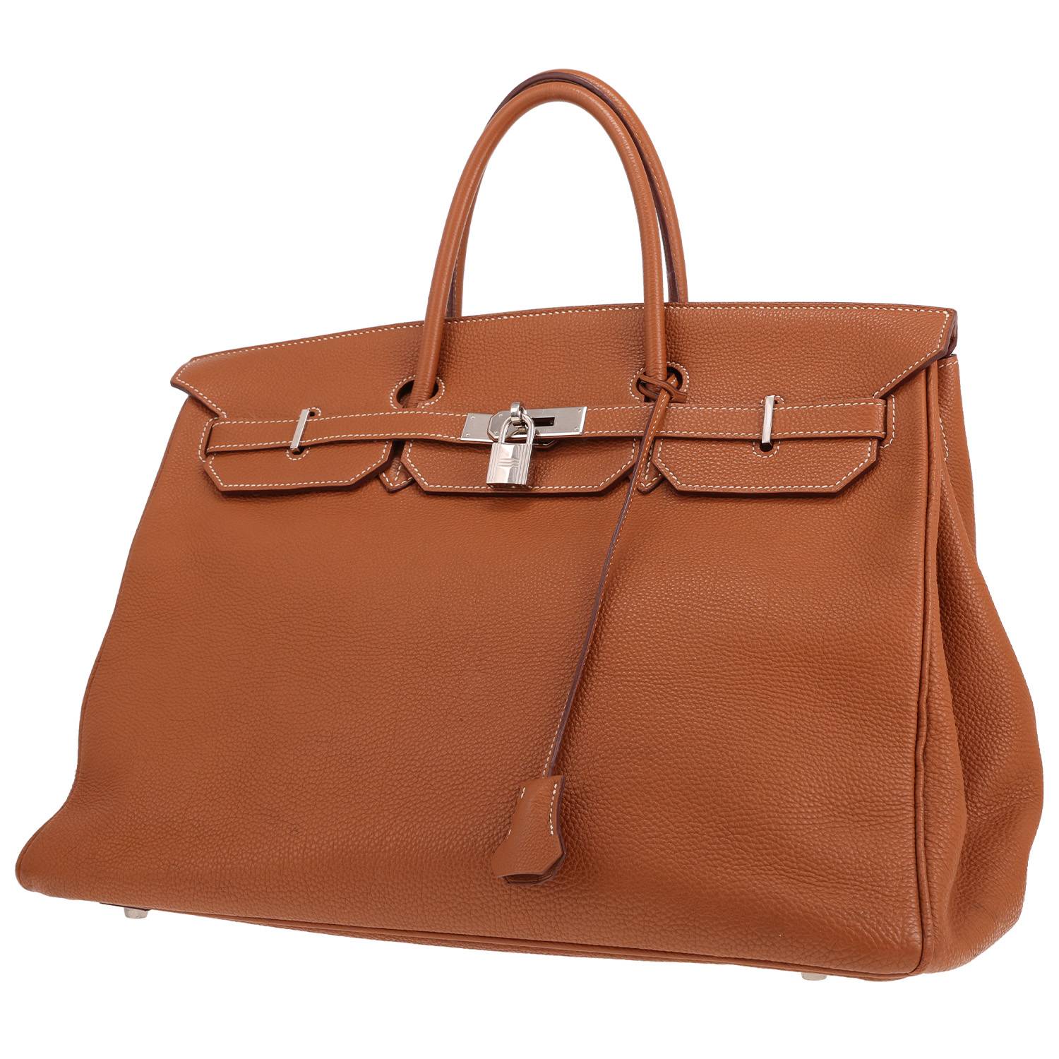 Hermès Birkin 40 cuir togo gold 2006 occasion