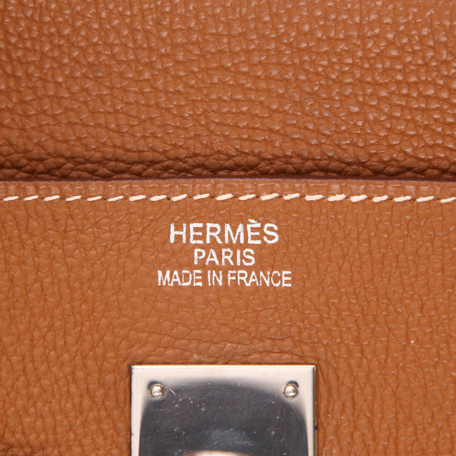 Borsa Hermès Birkin da 40 cm in pelle Togo Gold - Detail D2