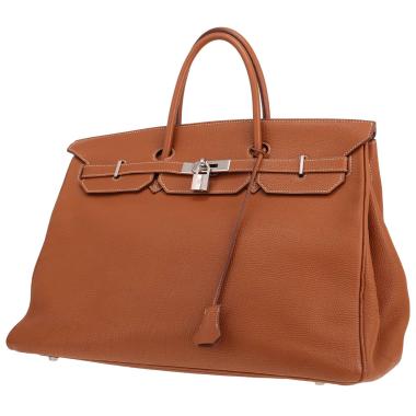 Sac à main Hermès  Birkin 40 cm en cuir togo gold