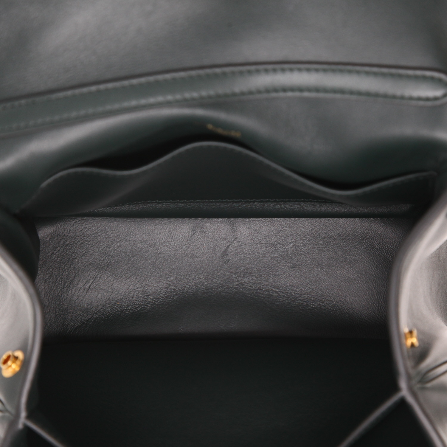 Balenciaga Rodeo shoulder bag in khaki-green leather - Detail D3