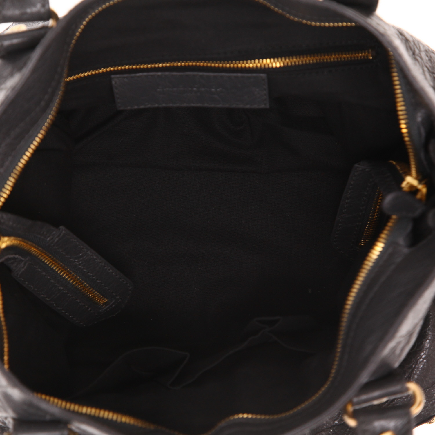 Bolso Balenciaga City de piel gris - Detail D3