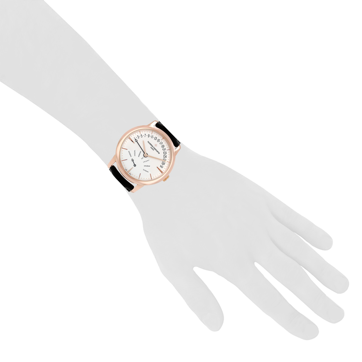 Reloj Vacheron Constantin Patrimony Contemporaine de oro rosa, ref.: Vacheron Constantin - 86020, hacia 2010 - Detail D1