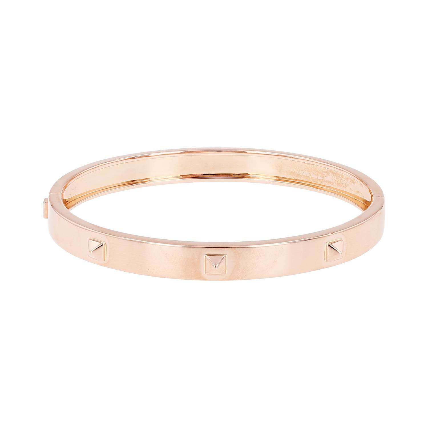 Bracelet jonc Messika Spiky en or rose