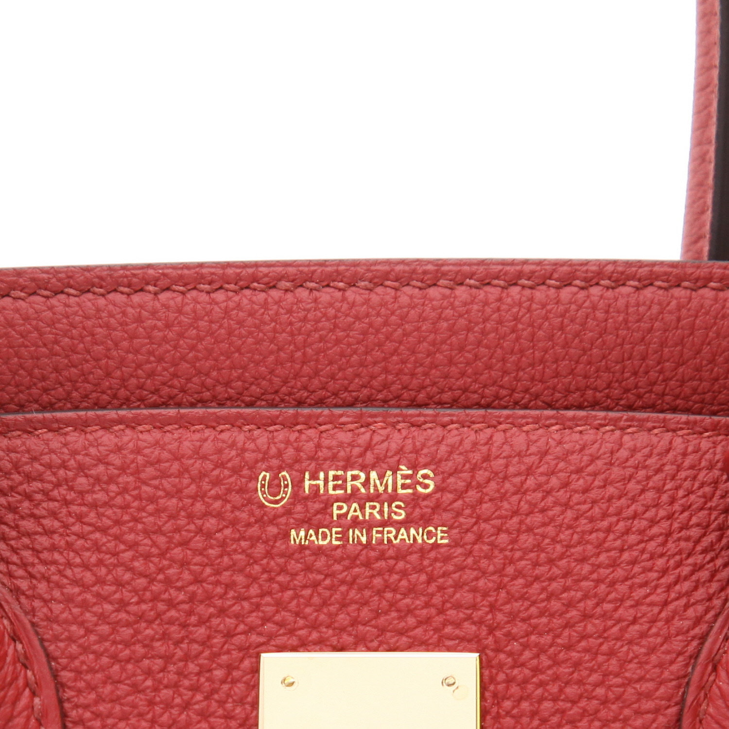 Borsa Hermès Birkin da 35 cm in pelle Togo Bordeaux - Detail D2