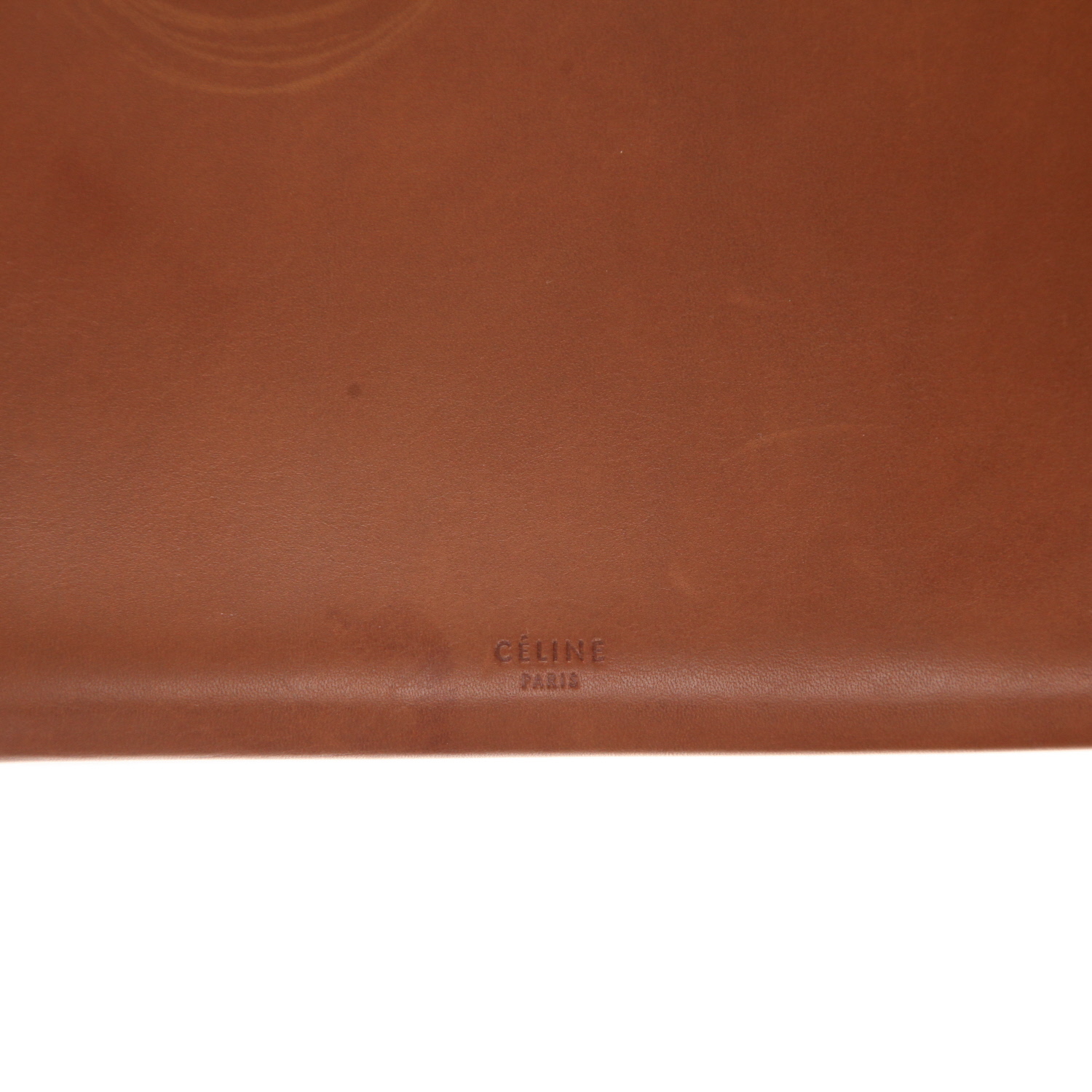 Celine handbag   in brown leather - Detail D2