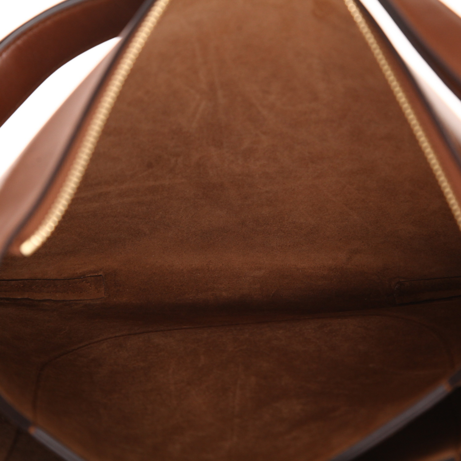 Sac à main Celine   en cuir marron - Detail D3