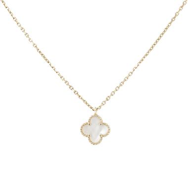 Collar «Sweet Alhambra» de Van Cleef &amp; Arpels en oro amarillo y nácar