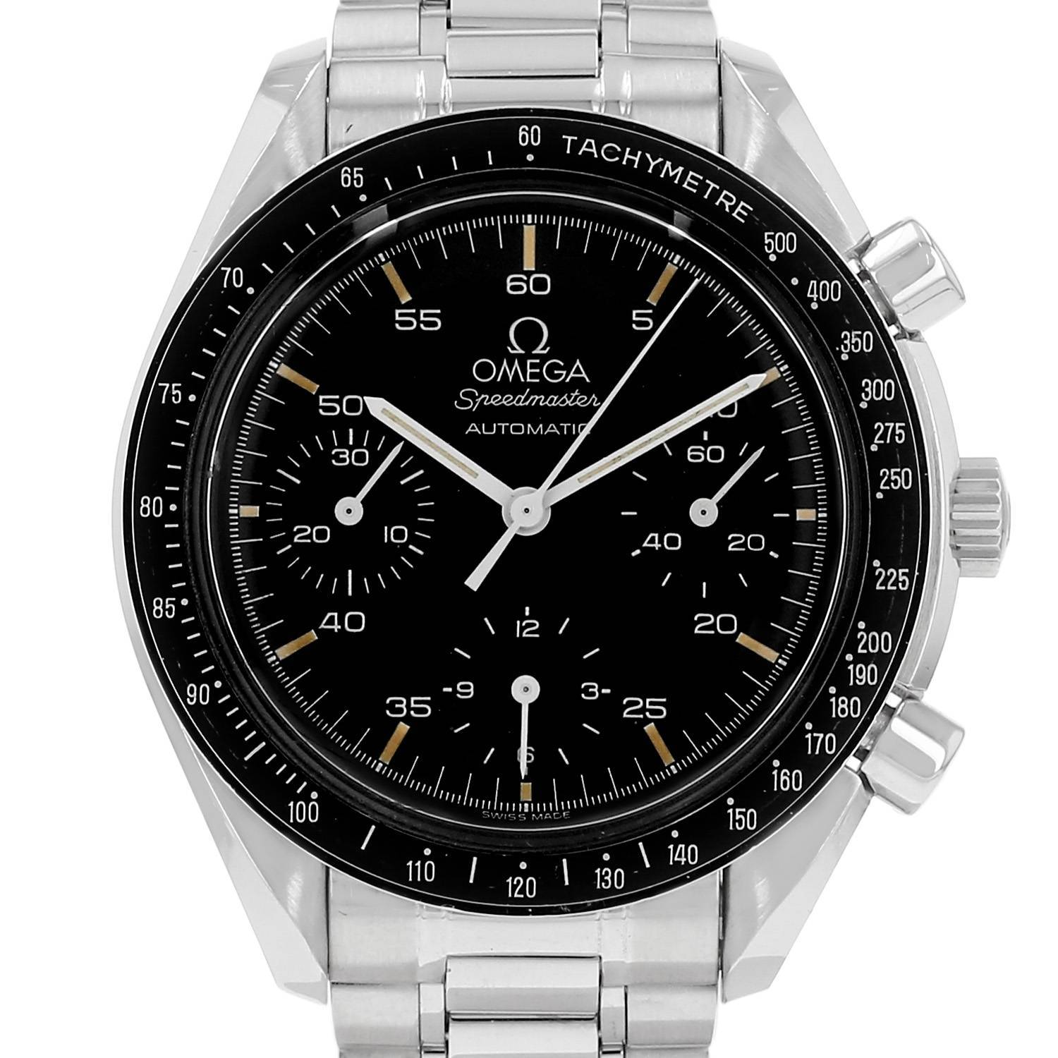 Montre Omega Speedmaster Automatic en acier Vers 2000 Montre Omega Speedmaster Automatic en acier Vers 2000