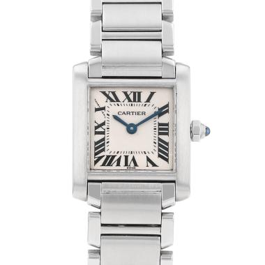 Cartier Tank Française small model watch in steel, Ref: Cartier - 2300, circa 2000