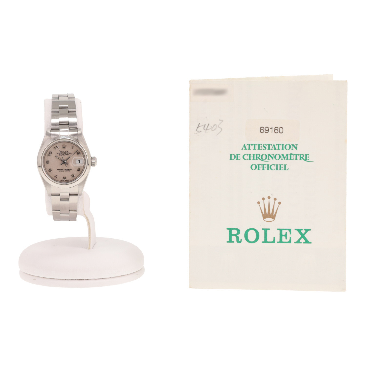 Reloj Rolex Datejust Lady de acero, ref.: Rolex - 69160, hacia 1997