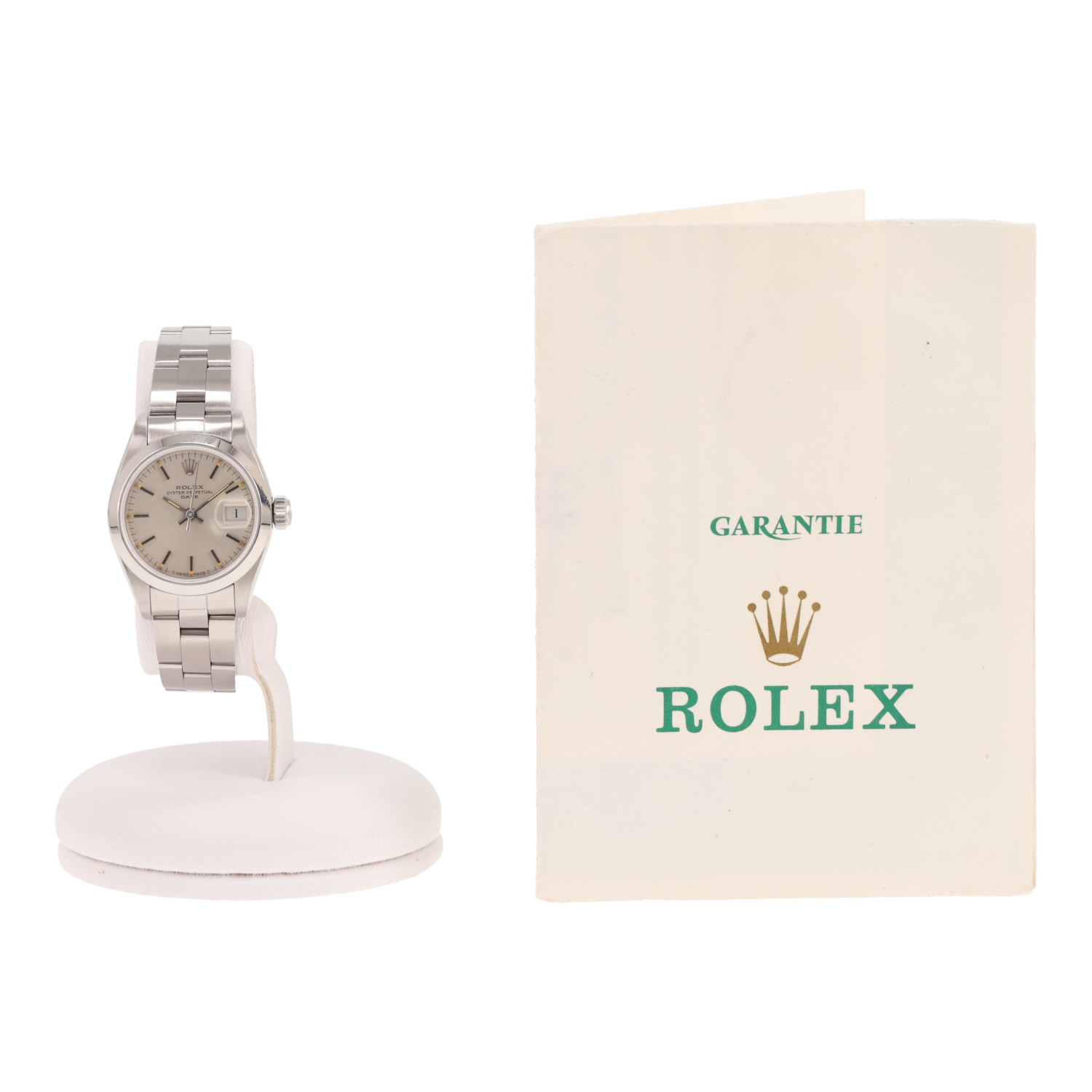 Reloj Rolex Lady Oyster Perpetual Date de acero, ref.: Rolex - 69160, hacia 1985