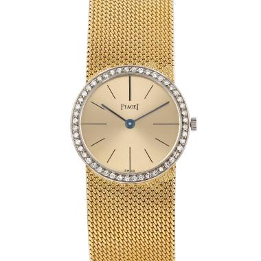 Vintage Piaget watch in yellow gold, Ref: Piaget - 925B11, circa 1970