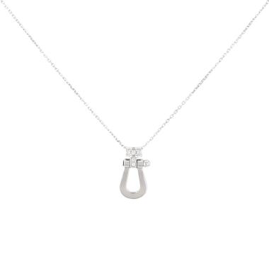 Fred Force 10 necklace in white gold and diamonds
