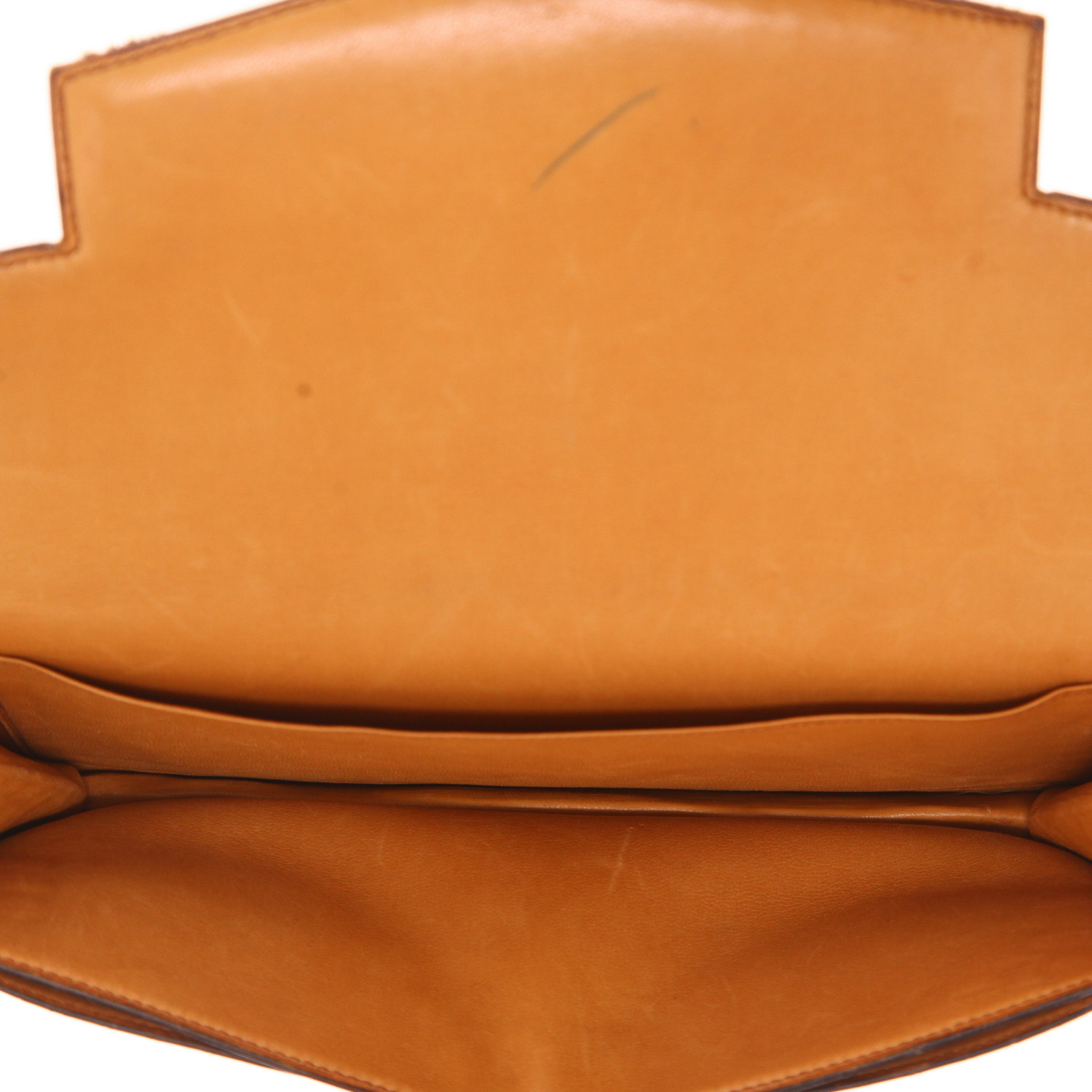 Borsa Hermès Faco in coccodrillo porosus marrone - Detail D3