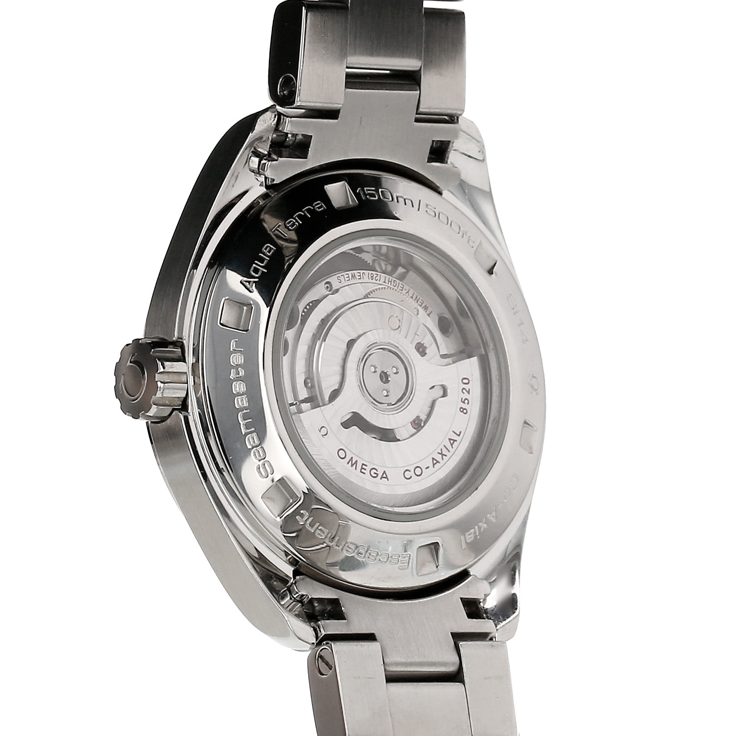 Montre Omega Aqua Terra en acier Vers 2014 - Detail D3