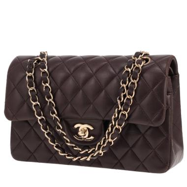 Bolso Chanel «Timeless Petit» de piel acolchada marrón