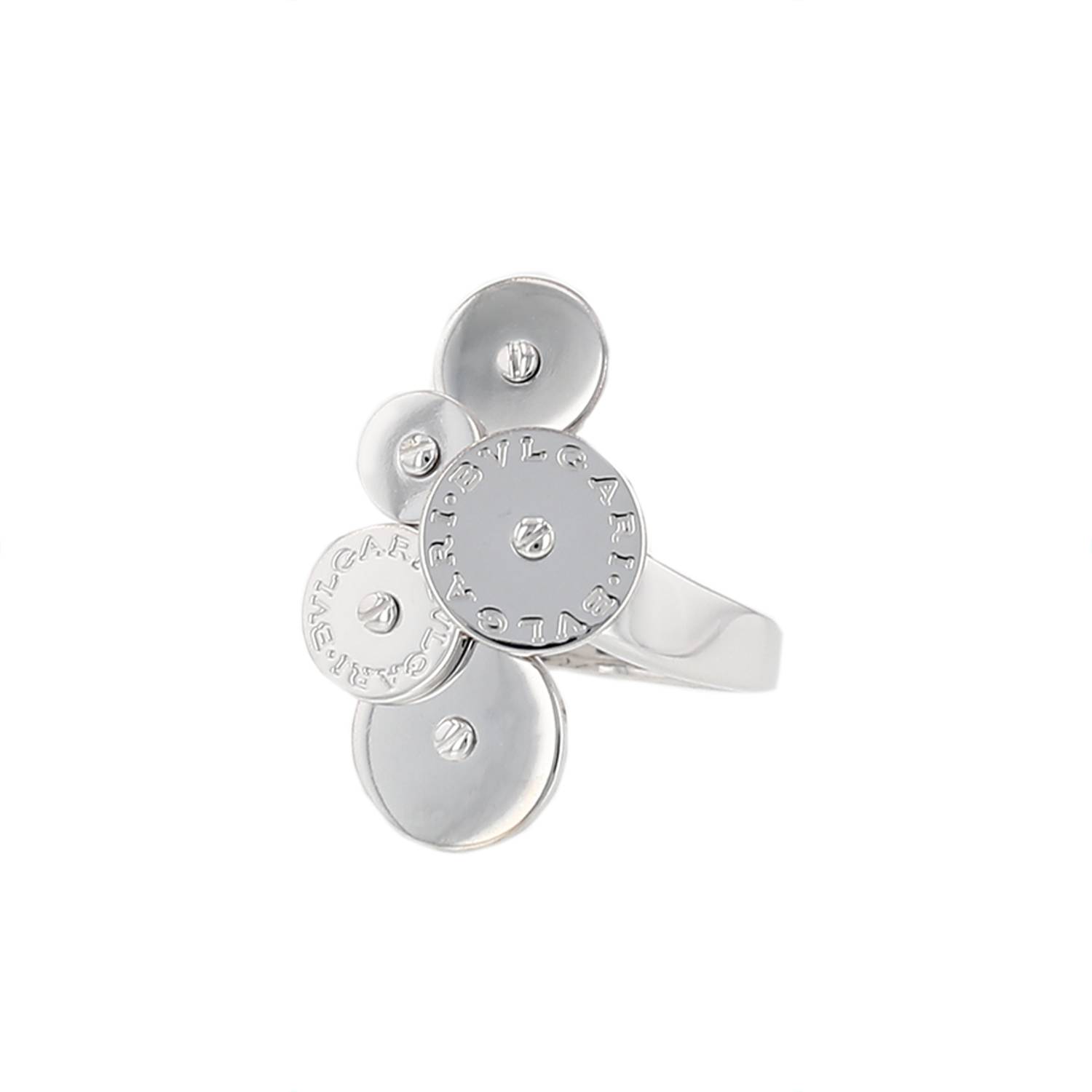 Bague Bulgari Cyclades grand modèle en or blanc Bague Bulgari Cyclades grand modèle en or blanc