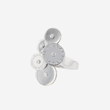 Bague Bulgari Cyclades grand modèle en or blanc