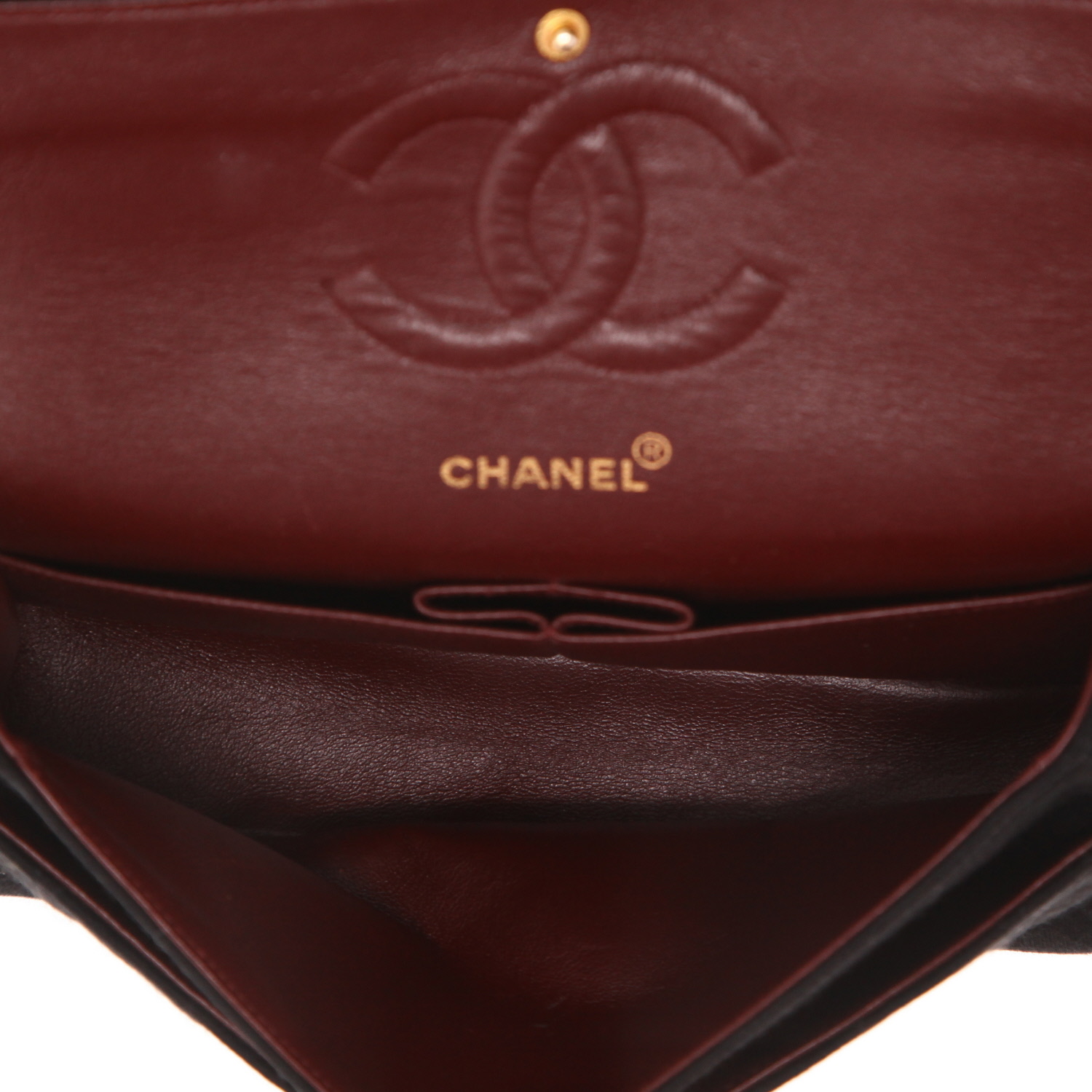 Chanel Timeless Classic handbag in black jersey canvas - Detail D3