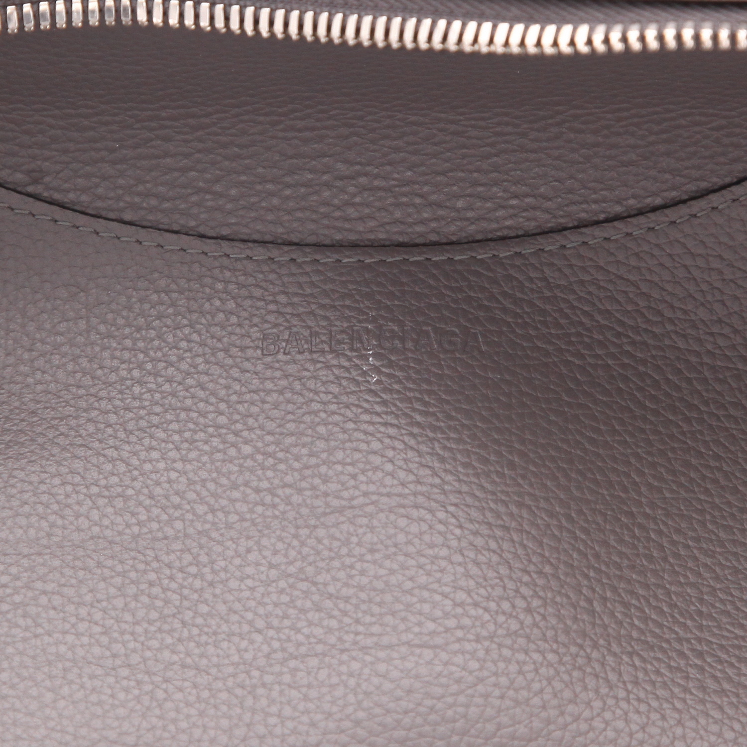 Borsa Balenciaga City in pelle martellata grigia - Detail D2