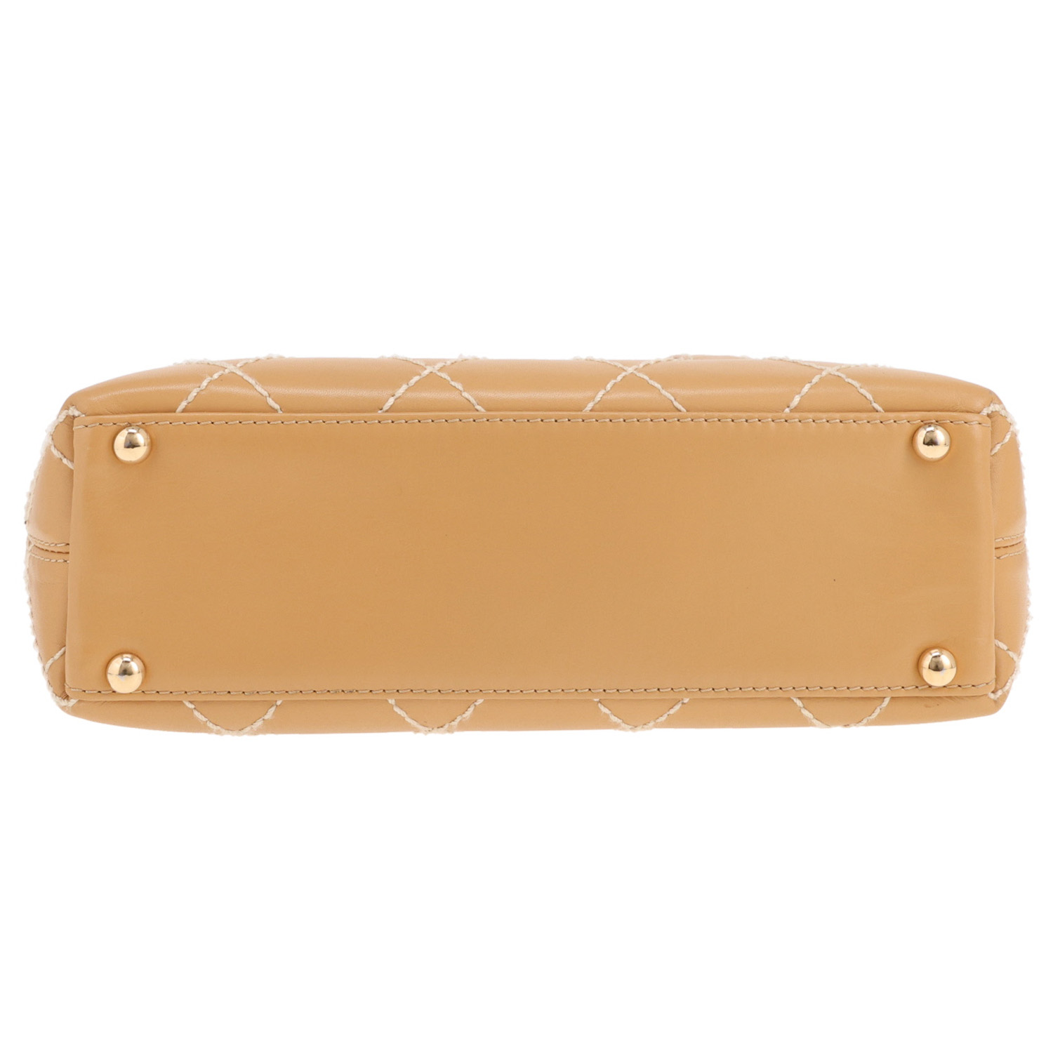 Bolso de Chanel   de piel beige - Detail D1