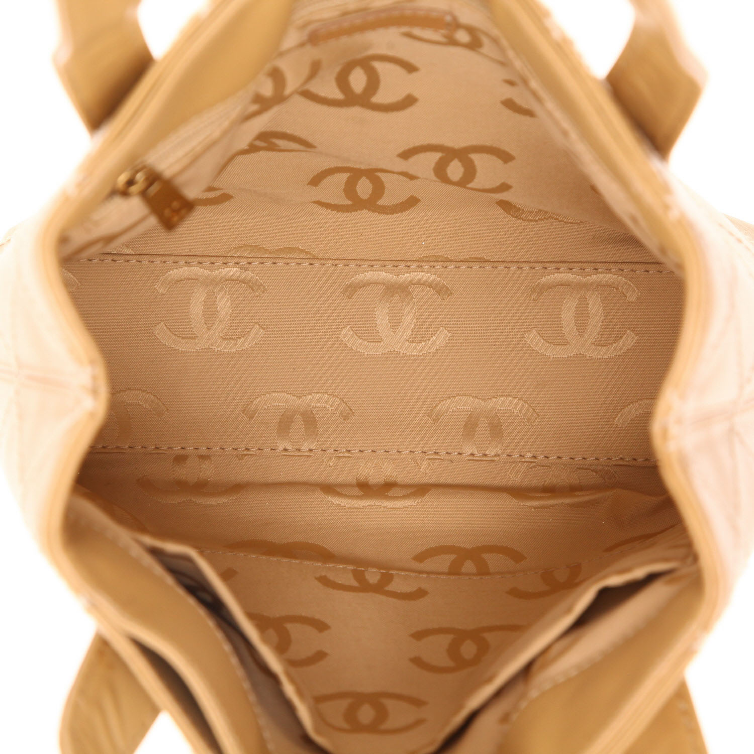 Borsa Chanel   in pelle beige - Detail D3