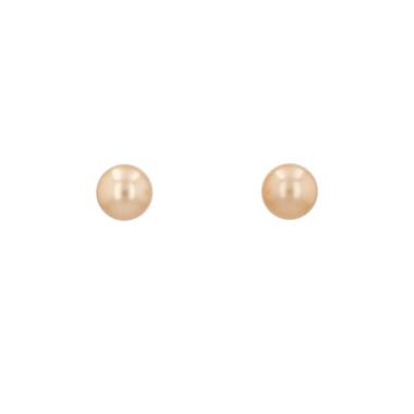Coppia di orecchini Mikimoto in oro giallo e perle coltivate