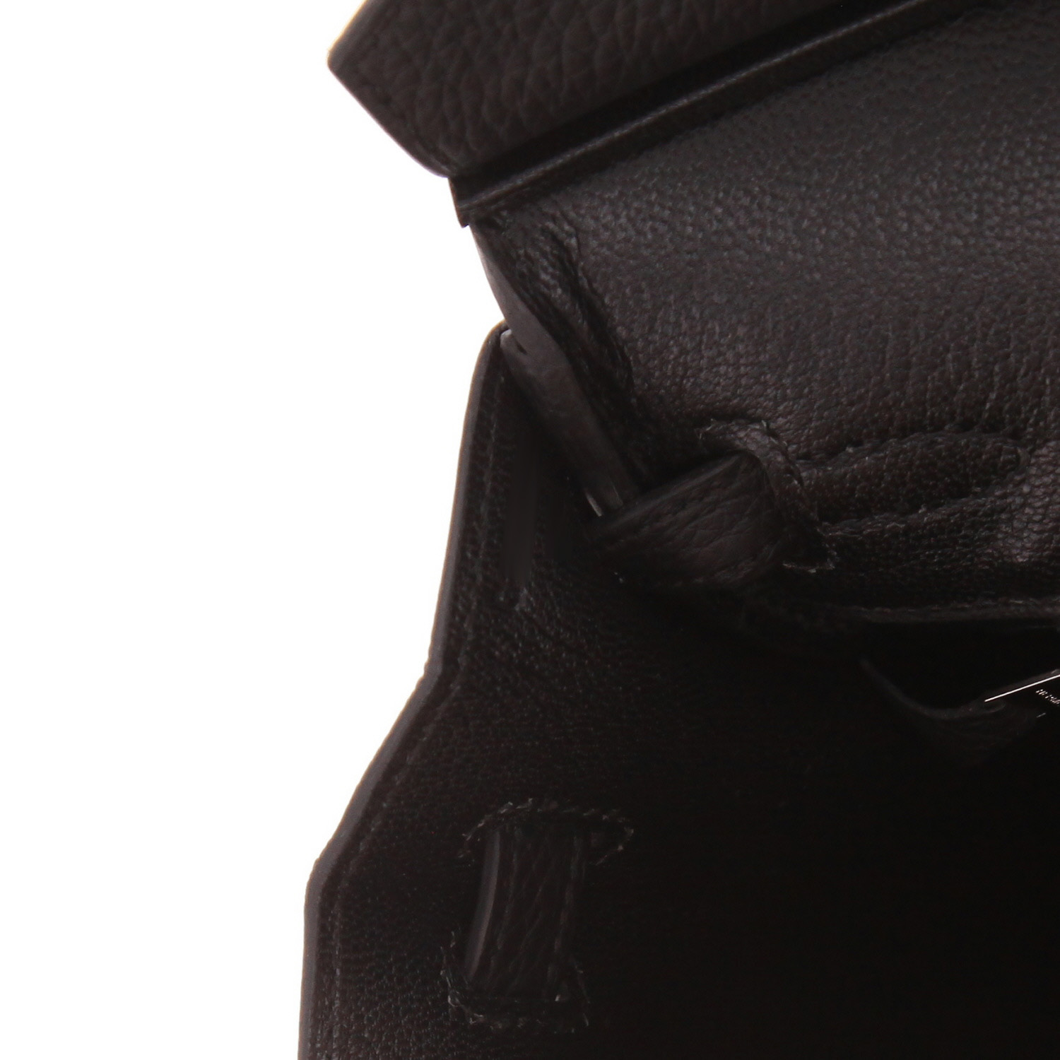 Borsa Hermès Birkin da 25 cm in pelle Togo Noir - Detail D4