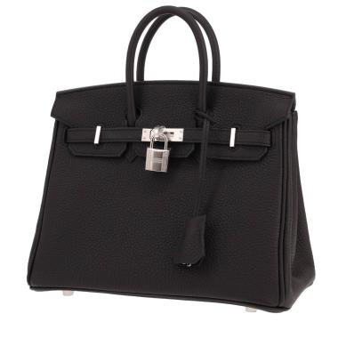 Hermès Birkin handbag, 25 cm, in Noir Togo leather