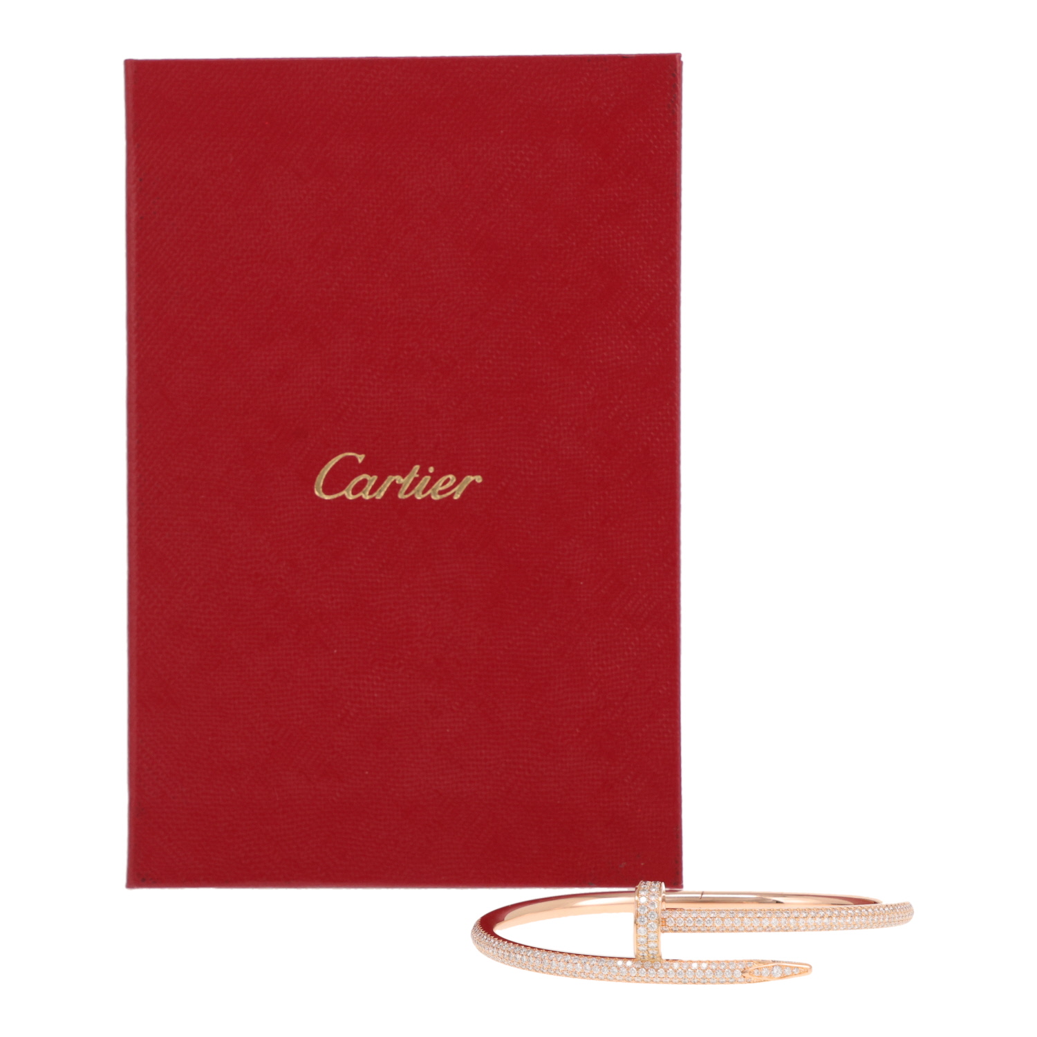 Pulsera Cartier «Juste un clou» de oro rosa y diamantes
