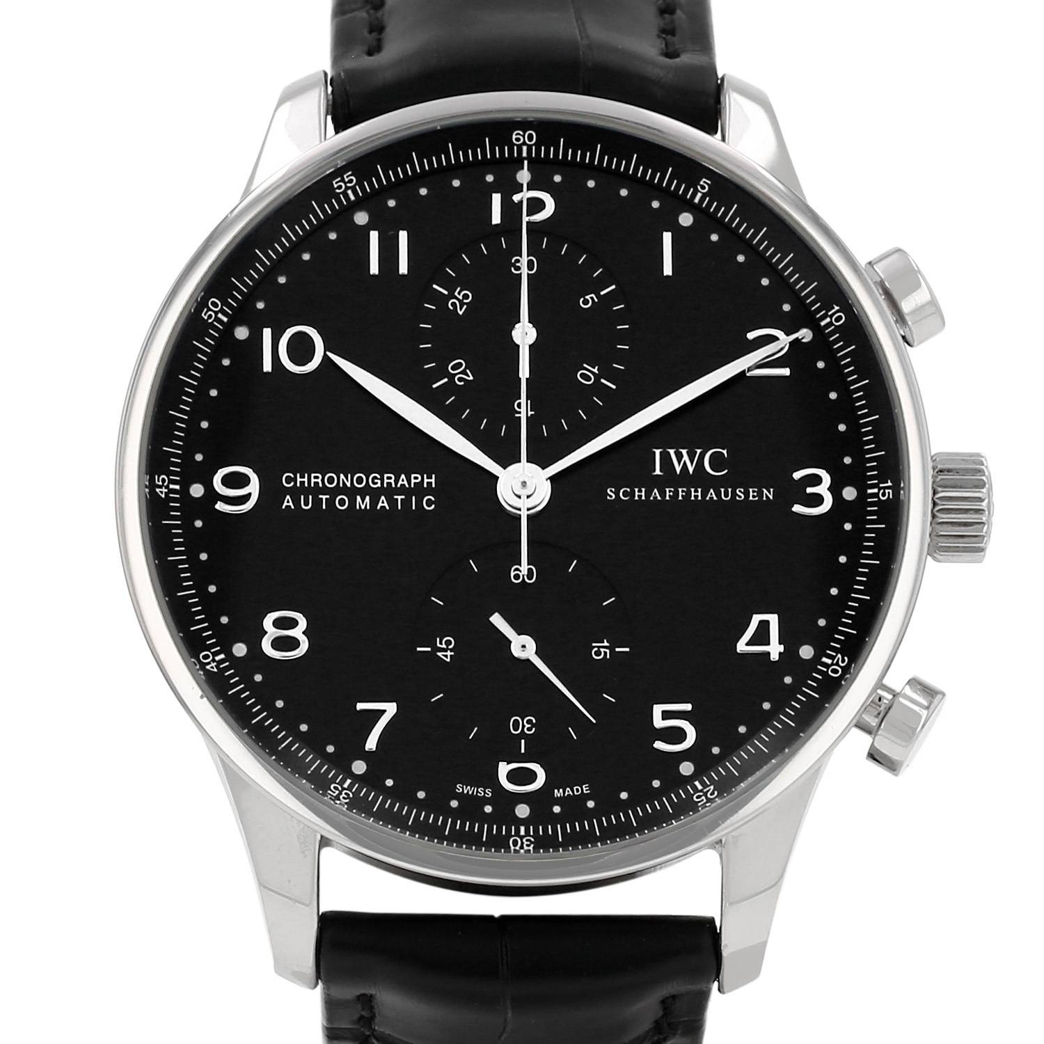 Montre IWC Portuguese-Chronograph en acier Ref: IWC - 371438 Vers