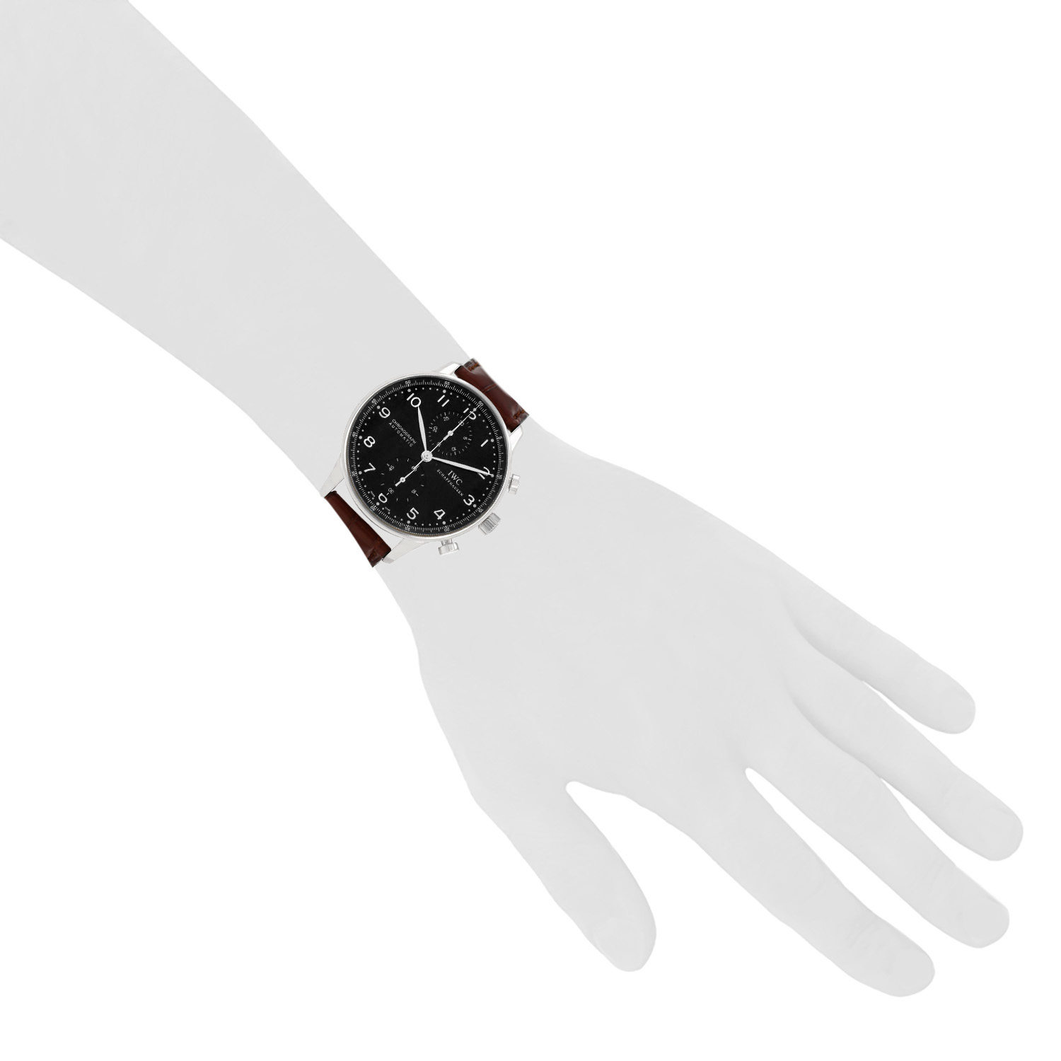 Orologio IWC Portuguese-Cronografo in acciaio, intorno al 2020 - Detail D1