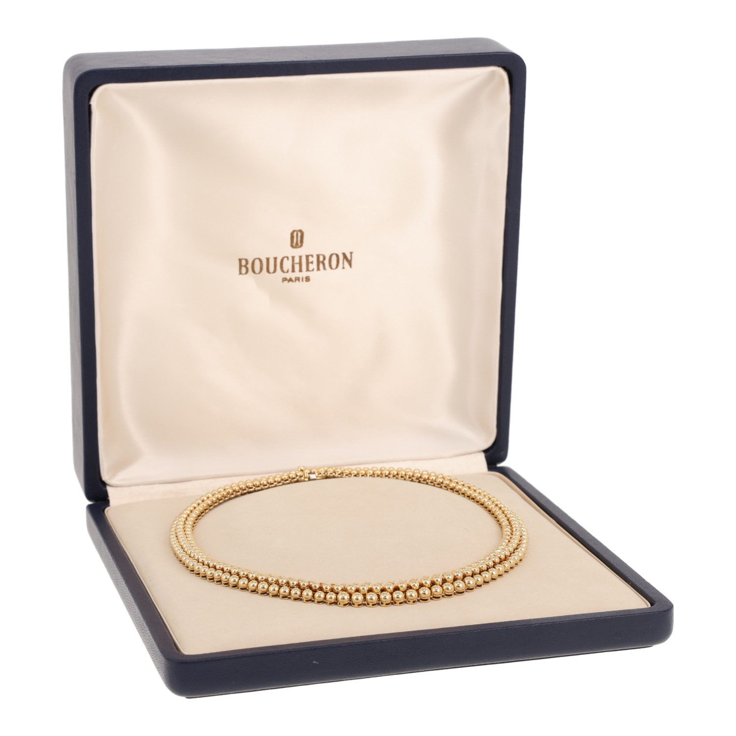 Collar de los años 90 de Boucheron «Grains de Raisin» en oro amarillo - Detail D2