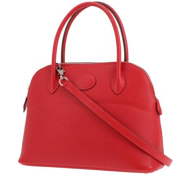 Sac à main Hermès  Bolide 25 cm en cuir epsom rouge Casaque